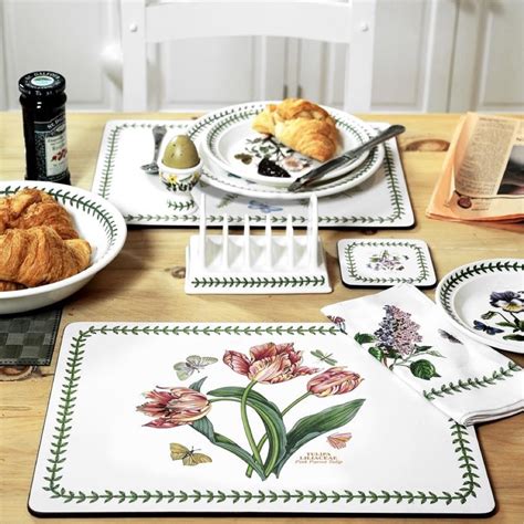 Portmeirion Pimpernel Botanic Garden Placemats Set Of 6 Kitchen Plaza