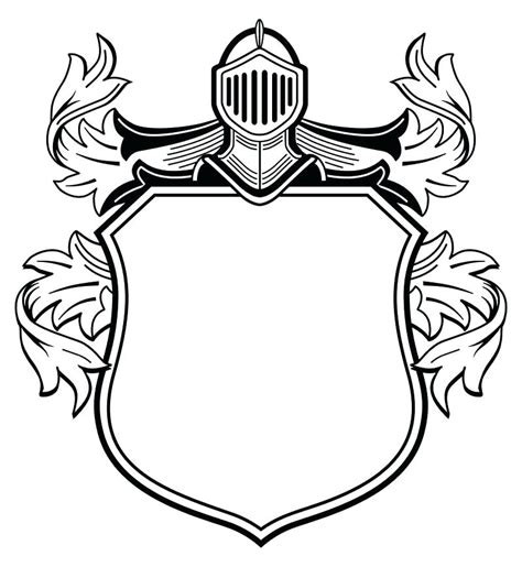 Coat Of Arms Coloring Page at GetDrawings | Free download