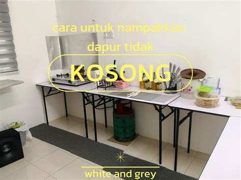 Minimalist Dapur Rumah Teres Galeri Disiarkan Oleh Mommyissofea Lemon8