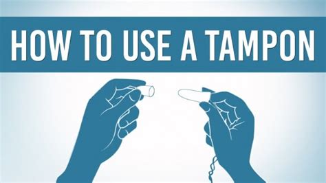 Beginners Diagram How To Insert A Tampon How To Use A Tampon