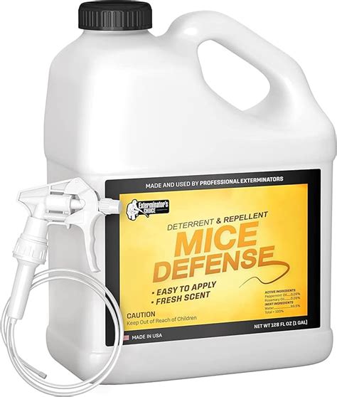 Mice Defense All Natural L Spray Repellent And Deterrent For All