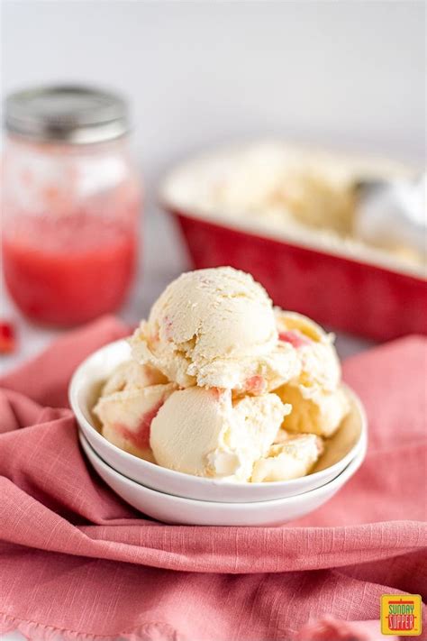 Rhubarb Ice Cream Sunday Supper Movement