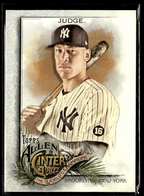 2022 Topps Allen Ginter Aaron Judge New York Yankees 11 EBay