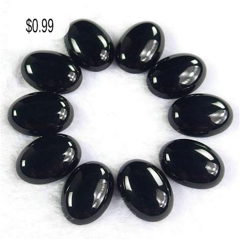 Natural Gemstones Oval Cabochon CAB Loose Beads Stone DIY Agate Jasper