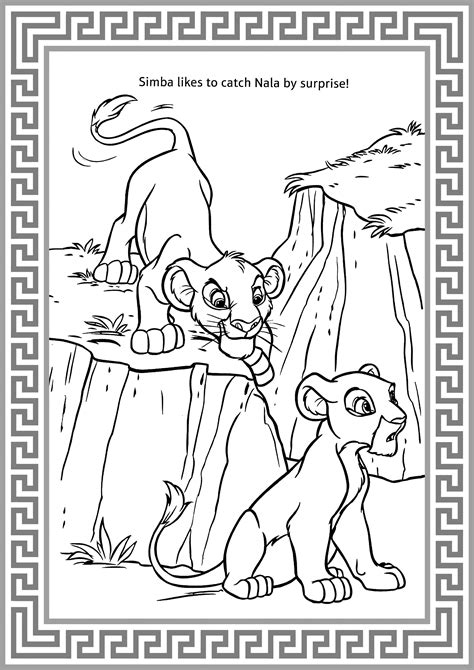 The Lion King Coloring Pages Lion King Coloring Pages Art Base