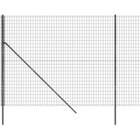 Zaunfelder Living Maschendrahtzaun Anthrazit 1 6x25 M Verzinkter Stahl