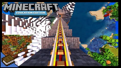 Roller Coaster Build MINECRAFT EDUCATION YouTube