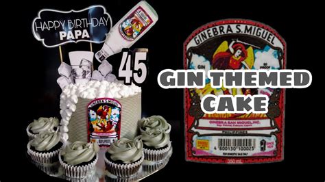 Gin Themed Cake Decorating Youtube