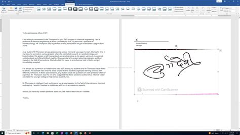 How To Add Handwritten Signature In Word Without Printing The Document