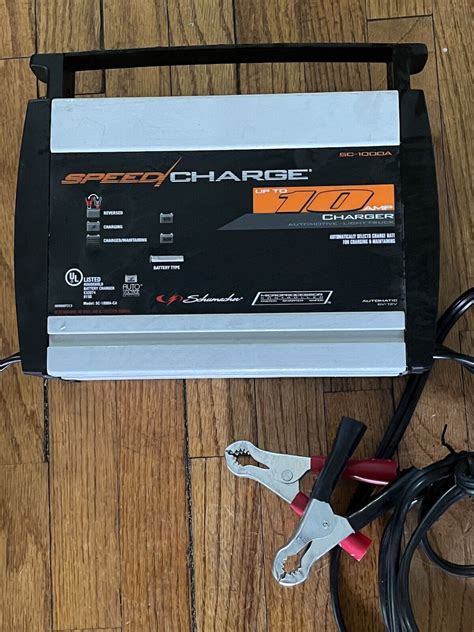 Schumacher Speed Charge Battery Charger Sc 1000a 2 6 10 Amp 12v Ebay