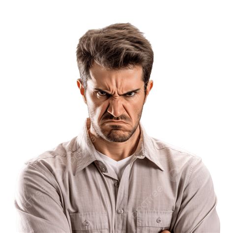 man angry png graphic person emotion png transparent image
