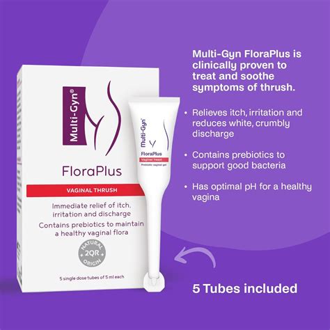 Multi Gyn Flora Plus Tubes For Vaginal Yeast X Ml