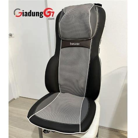 Đệm Ghế Massage Beurer Mg295 Shiatsu Hồng Ngoại điều Chỉnh Chiều Cao