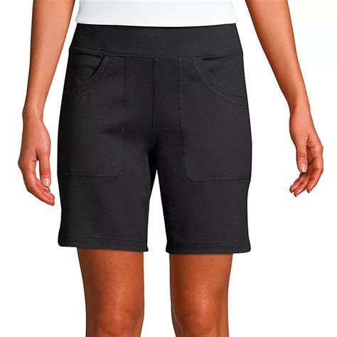 Womens Lands End Active Moisture Wicking Shorts