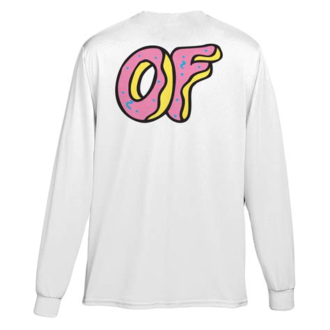 Odd Future Classic Logo Long Sleeve ‚Äì White Ofwgkta Tee Odd Future