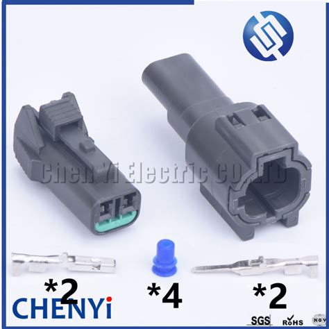 1 Set 2 Pin Auto Connector Female Male Waterproof Automotive Wiper Electric Connectors 7123 8520