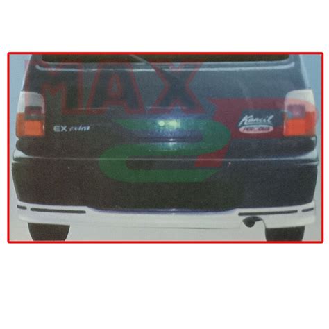 Perodua Kancil Rear Back Skirt Model Sporty Style Lower Lip Spoiler