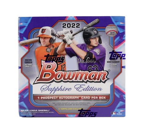 Bowman Baseball Sapphire Edition Hobby Box Da Card World