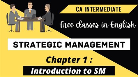 Ca Inter Sm Revision Chapter In English Introduction To Strategic