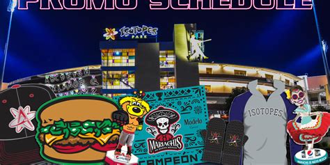 Isotopes Unveil Promotional Schedule Milb