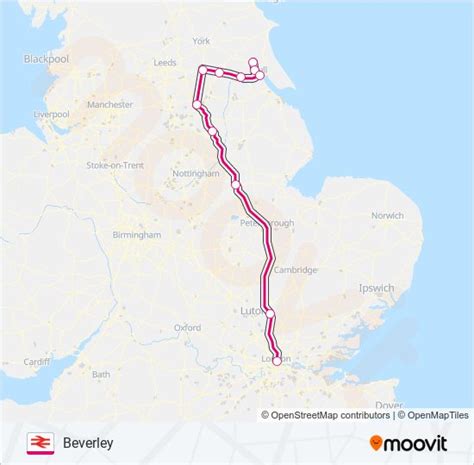 Hull Trains Route Schedules Stops And Maps Beverley Updated