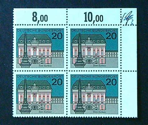 BRD BUND 1964 MiNr 424 Postfrisch 4er Block Viererblock Mit