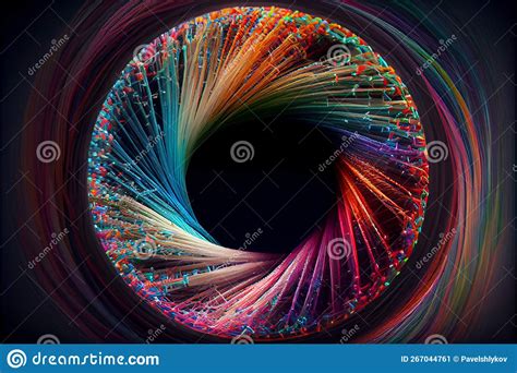 Fiber Optics Lights Abstract Background Stock Image Image Of Blue