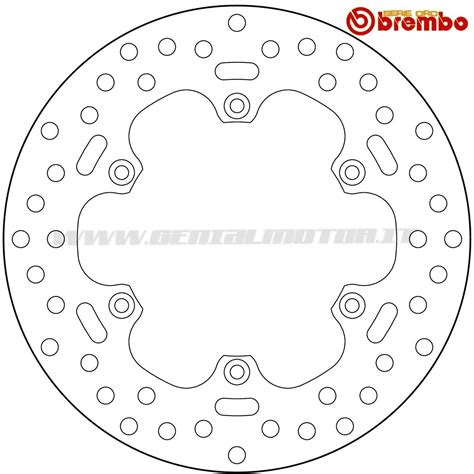 Bremsscheibe Fest Brembo Serie Oro Hinten Fur Gas Gas Fsr 450 2007