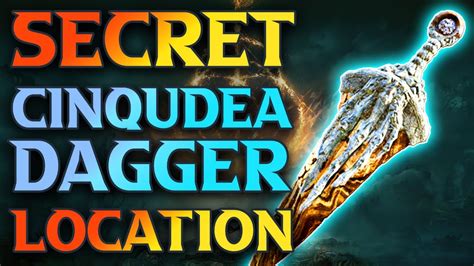 How To Get Cinquedea Dagger In Elden Ring Youtube