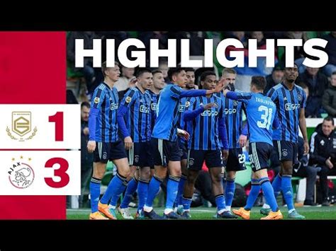 Important Win Highlights Fc Groningen Ajax Eredivisie Youtube