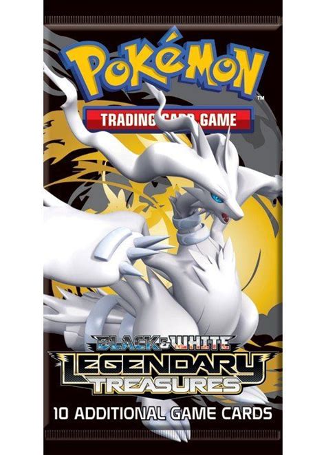 Bandw Legendary Treasures Booster Pack Reshiram Pack Art