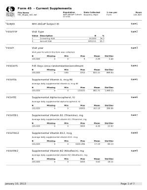 Fillable Online Form Current Supplements Fax Email Print Pdffiller