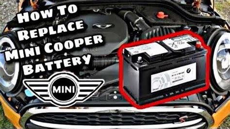 How To Repace Mini Cooper F Battery