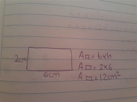 Hayar El Rea De Un Rect Ngulo Cuya Altura Mide Cm Y Su Bace Mide
