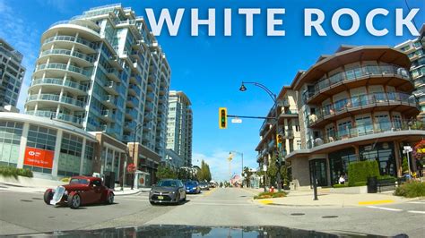 White Rock Bc Downtown Drive 4k British Columbia Canada Youtube