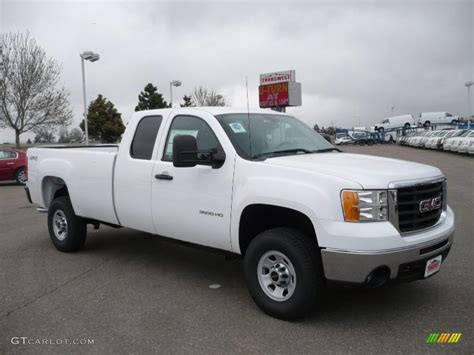 2010 Summit White Gmc Sierra 3500hd Work Truck Extended Cab 4x4