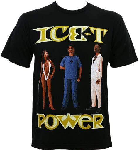 Uuc Ice T Power Album Cover Gangster Rap Slim Fit T Shirt Black Uk Fashion