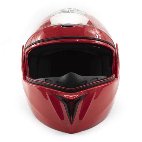 Bicimex Detalles Casco Para Motociclista Talla L Abatible Revenge Rojo Roda