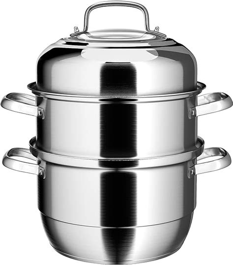 Vention Cuiseur Vapeur Inox Cuit Vapeur Induction 28 Cm Cuisson Vapeur 3 Étages Amazonfr