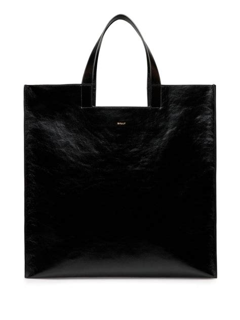 Bally Easy Leather Tote Bag Black Farfetch