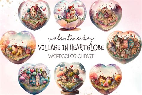 08 Files Of Valentine Village In Heart Globe Png Valentine H Inspire