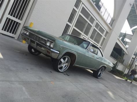 1966 Chevy Impala Hot Rat Rod Lowrider Patina Air Ride Bagged 22 Dub