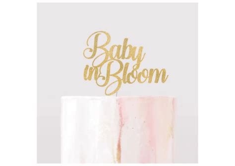 Baby In Bloom Svg Cake Topper Svg Baby Graphic By Svg Den · Creative