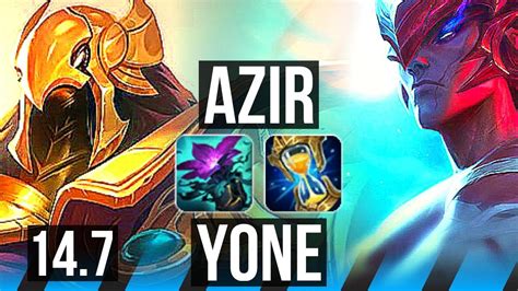 AZIR Vs YONE MID Rank 2 Azir 9 3 9 Rank 12 Dominating JP