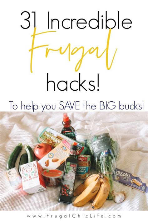 31 Frugal Living Hacks That Will Save You Thousands Frugal Chic Life