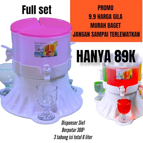 Jual New Dispenser In Putar Dispenser Jus Kulkas Liter