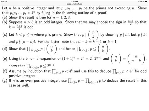 Solved Let N Be A Positive Integer And Let P 1 P 2