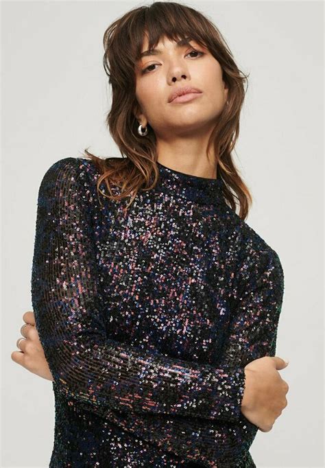 Superdry Long Sleeve Backless Sparkly Cocktail Dress Party Dress