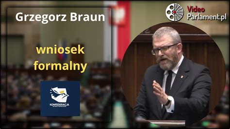 Grzegorz Braun ws protestów rolników YouTube