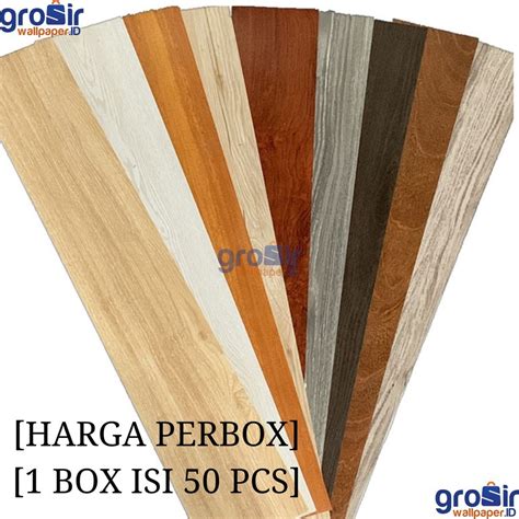 Jual COD TERMURAH 1 BOX ISI 50 LEMBAR Lantai Vinyl Premium High